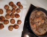 Foto del paso 13 de la receta: Albóndigas con sepia y guisantes