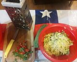 Foto del paso 1 de la receta: Budín de zapallo Italiano y camarones