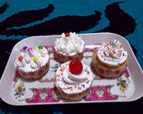 Foto langkah ke 6 dari resep Vanilla Cupcake.
