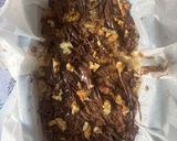 A picture of step 2 of Banana bread with nutella & chocolate.