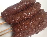 Foto langkah ke 6 dari resep Sate Pisang Coklat Crispy.