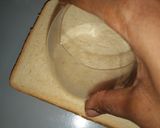 A picture of step 1 of Sandwich disc.