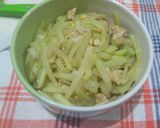 Foto langkah ke 5 dari resep Oseng waluh tempe simpel.