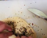 A picture of step 3 of Basil seed snack and drink!.