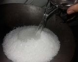A picture of step 1 of Kachi keri sharbat.