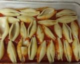 A picture of step 5 of Stuffed Pasta Shells.