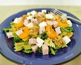 Foto del paso 6 de la receta: Ensalada de pasta con fiambre de pavo, queso fresco y albaricoque