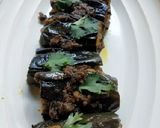 A picture of step 3 of Stuffed eggplants.