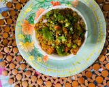 A picture of step 3 of Left over dal Sabji.
