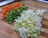 Foto del paso 1 de la receta: Arroz con pota y salmón