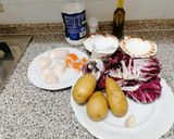 Foto del passaggio 3 della ricetta Capesante su crema di radicchio
