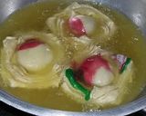 A picture of step 6 of Khoya khaja.