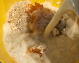 Foto del paso 2 de la receta: Pancakes de calabaza -Zapallo fit saludables riquísimos (veganos sin huevo, sin harina, sin manteca)