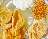 A picture of step 8 of Halwa, Poori, and Kheer.