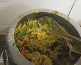 A picture of step 12 of Haryali Fusion Pulao.