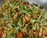 पत्ता गोभी गाजर मटर की सब्जी(patta gibhi gajar matar ki sabzi recipe in hindi) रेसिपी चरण 3 फोटो