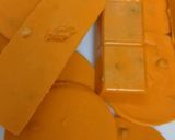 A picture of step 4 of Orange chocolates.