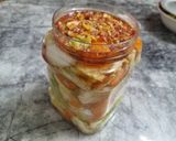 Hình bước làm 4 của món Kim Chi Cải Thảo kiểu VN (Cải thảo ngâm chua ngọt ăn liền)