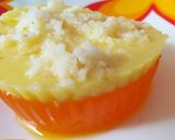 A picture of step 4 of Orange mango pudding.