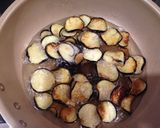 A picture of step 1 of Srilankan eggplant salad.