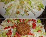 Foto del paso 7 de la receta Ensalada tibia de escarola y lentejas con jamón