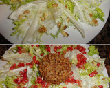 Foto del paso 7 de la receta: Ensalada tibia de escarola y lentejas con jamón