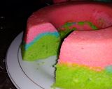 Foto langkah ke 5 dari resep Bolu mawar kukus tiga bentuk😊.