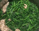 Hình bước làm 4 của món Canh cáy rau muống🦀🦀🦀