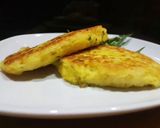A picture of step 5 of Easy potato balls - fried leftover mashed potato pancakes recipe.