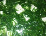 Hình bước làm 3 của món Canh hẹ đậu hũ