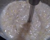 A picture of step 3 of Banana halwa.