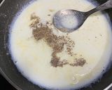 A picture of step 5 of Cocktail Pasta.