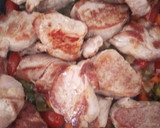 Foto del paso 4 de la receta: Solomillo de Cerdo Ibérico Guisado con Verduritas al P.X