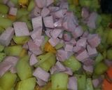 A picture of step 4 of Stir fry potatoes with vegies.
