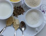A picture of step 1 of Navratri Special Sooji Halwa.
