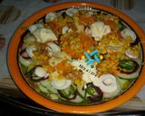 A picture of step 6 of Nigerian Salad.