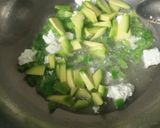 A picture of step 5 of Brown rice with Mexican curry (no onion no garlic).