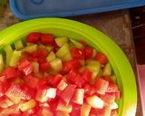 Foto langkah ke 1 dari resep 19. Salad Buah Tanpa Yoghurt.