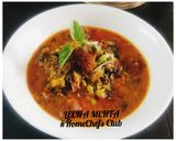 A picture of step 4 of Vaal bhaji with Chana Muthia.