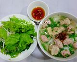Hình bước làm 2 của món Bún mọc