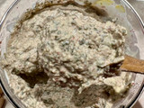 دیپ بادمجان و ریحان ‏🌱🍃🍆 Eggplant-basil sauce(Dip)