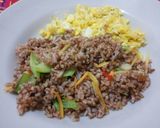 Foto langkah ke 4 dari resep Nasi Merah Sayur.