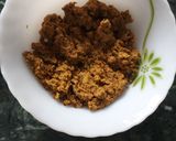 A picture of step 3 of Soya Kababs.
