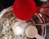 A picture of step 3 of Poha Muffins.