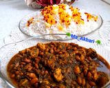 عکس مرحله 6 از دستور 🌺خورش قورمه سبزی با لوبیاچیتی🤩