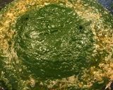 A picture of step 7 of Dhaba Style Palak Paneer (spinach with Indian cottage cheese).