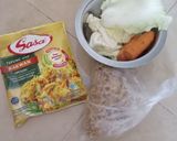 Foto langkah ke 1 dari resep Bakwan Sayur Udang Rebon.