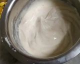 A picture of step 2 of Tiranga Shrikhand.