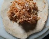 A picture of step 1 of Muli k paratha.