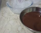 A picture of step 3 of Death by chocolate cake.